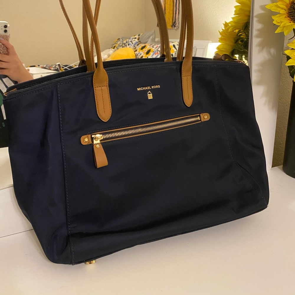 Michael Kors Navy nylon tote NEW WITHOUT TAGS